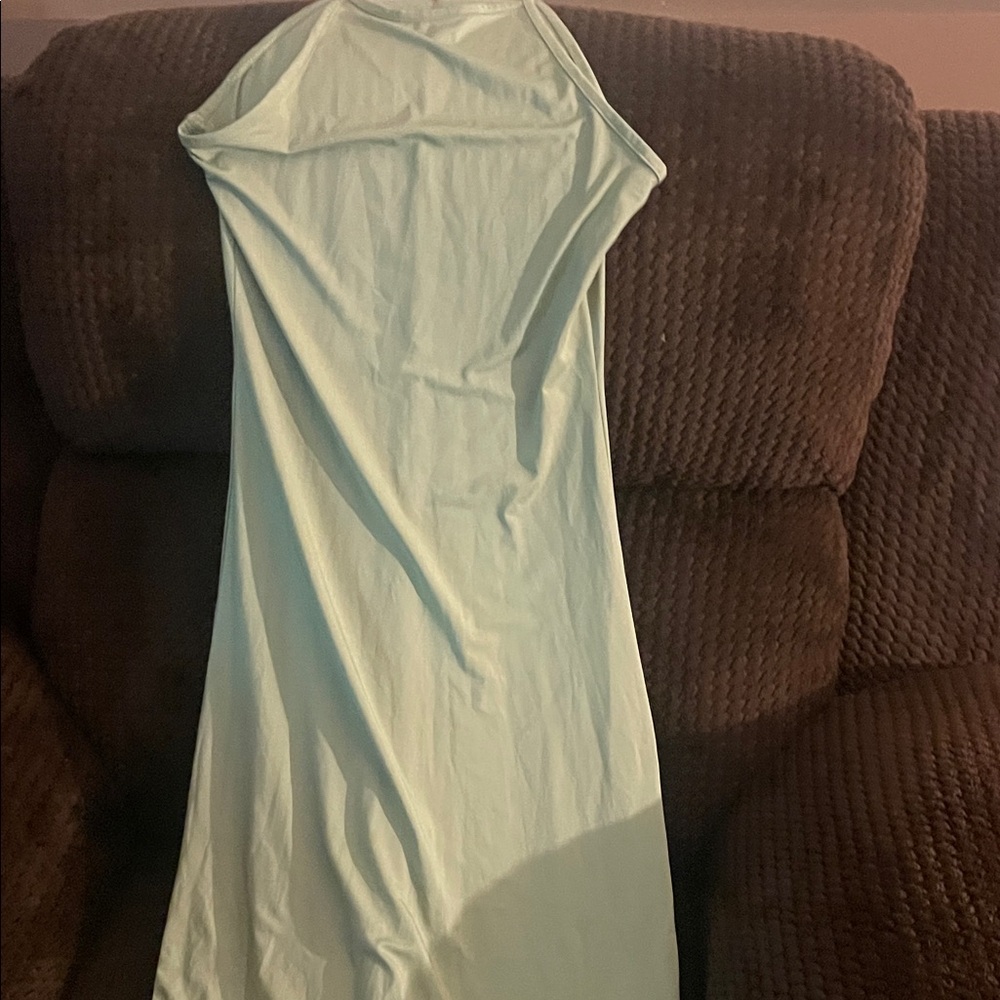 Daisy Strapless Mint Green Dress